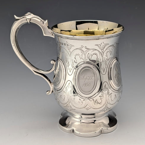 1855 年英國古董純銀杯 139 克 Henry Wilkinson