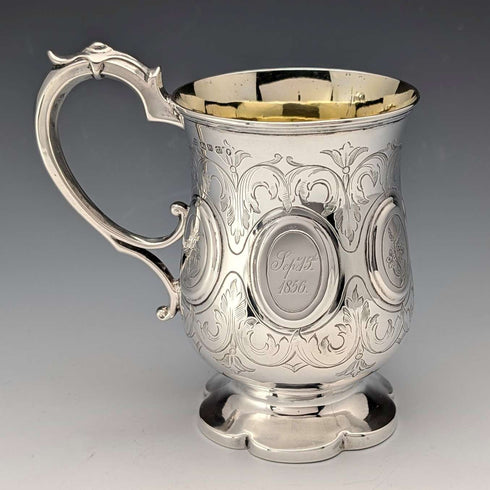 1855 年英國古董純銀杯 139 克 Henry Wilkinson