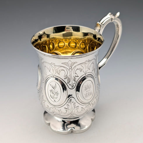 1855 年英國古董純銀杯 139 克 Henry Wilkinson