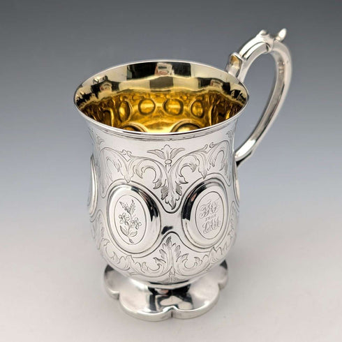 1855 年英國古董純銀杯 139 克 Henry Wilkinson