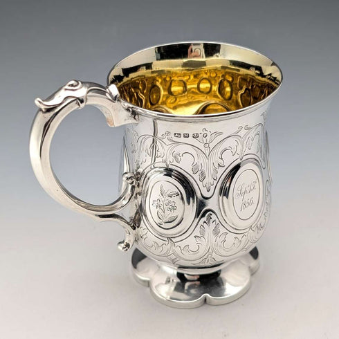 1855 年英國古董純銀杯 139 克 Henry Wilkinson