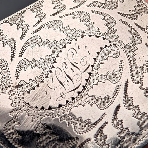 1819 British Antique Regency Sterling Silver Vinaigrette 20g JOHN THROPP