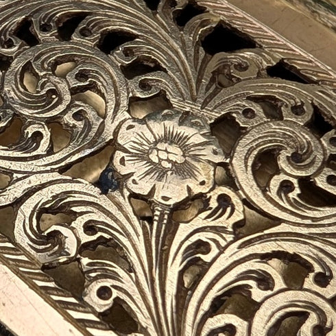 1819 British Antique Regency Sterling Silver Vinaigrette 20g JOHN THROPP