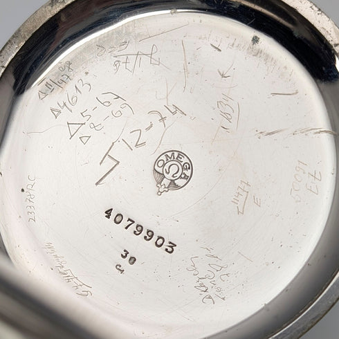 古董歐米茄懷錶,約 1910 年,直徑 55 毫米,鐵路錶,合金錶殼,運作良好