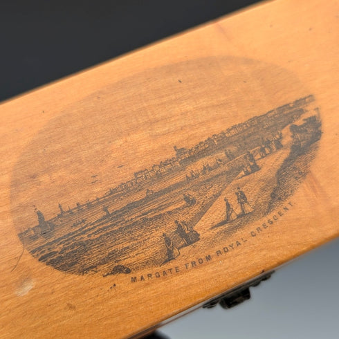 一套 5 件古董英國木製 Mauclin 盒子,約 1900 年製造