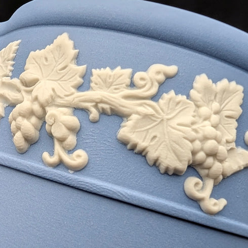 英国ヴィンテージ ウェッジウッド ジャスパーウェア製 ウォータジャグ ペールブルー