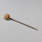 Antique British 15ct gold pin brooch in case