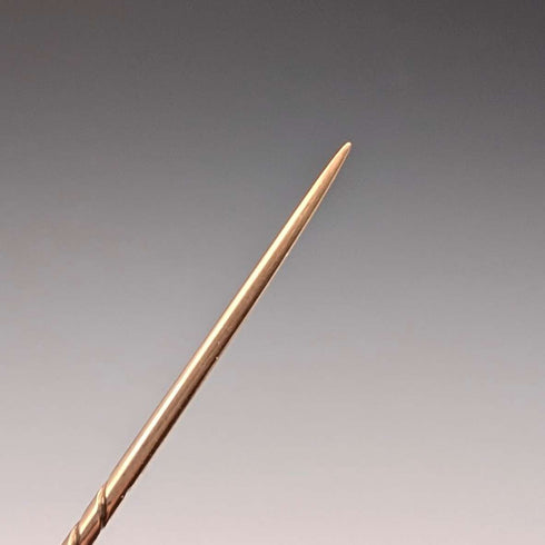 古董英國 15ct 金別針胸針(盒裝)