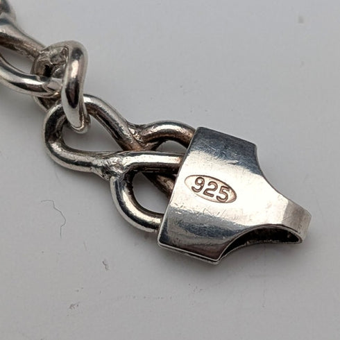 義大利復古純銀凱爾特結鍊項鍊 22 克 KPB