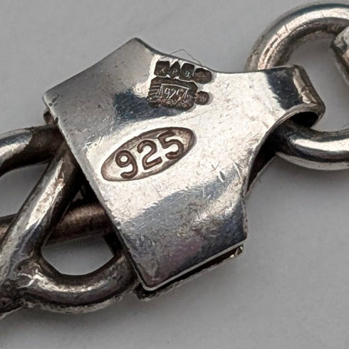 義大利復古純銀凱爾特結鍊項鍊 22 克 KPB