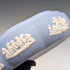 British Vintage Wedgwood Jasperware Round Box for Small Items, Pale Blue, No Lid
