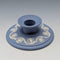 Vintage British Wedgwood Jasperware Candlestick, Pale Blue