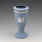 British Vintage Wedgwood Jasperware Vase, Pale Blue