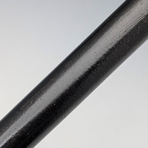 1935 英國復古黑軸彎柄純銀裝飾手杖 91 厘米