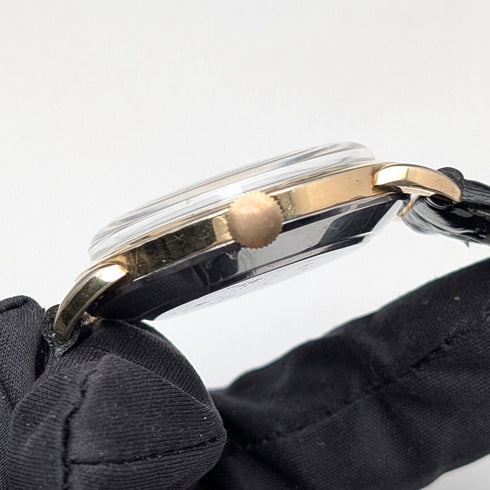 1970年頃 ジラール・ペルゴ 自動巻き腕時計 ブラックダイヤル Cal.08BE680 動作良好