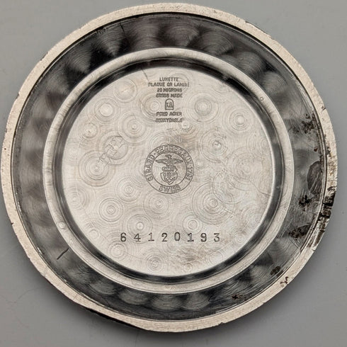 1970年頃 ジラール・ペルゴ 自動巻き腕時計 ブラックダイヤル Cal.08BE680 動作良好