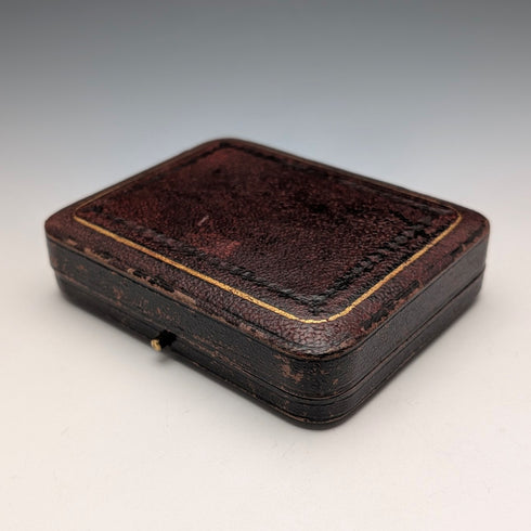 1882年 英国アンティーク 純銀製 カードケース 57g ボックス入り極美品 Frederick Marson