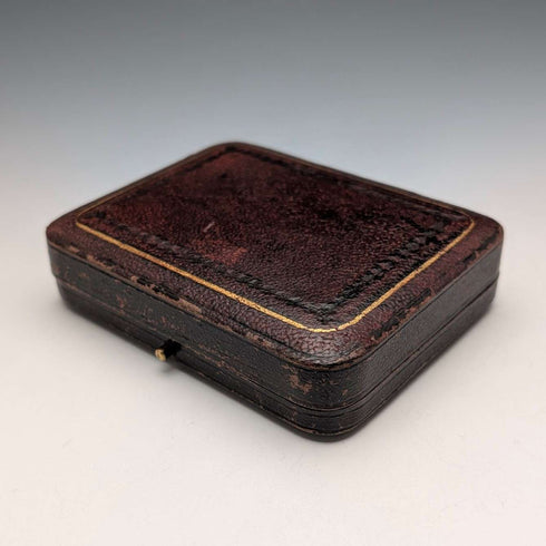 1882年 英国アンティーク 純銀製 カードケース 57g ボックス入り極美品 Frederick Marson