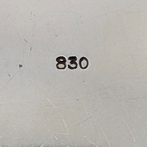 Vintage 830 Silver Cyprus Bowl with Relief Decoration, 83g