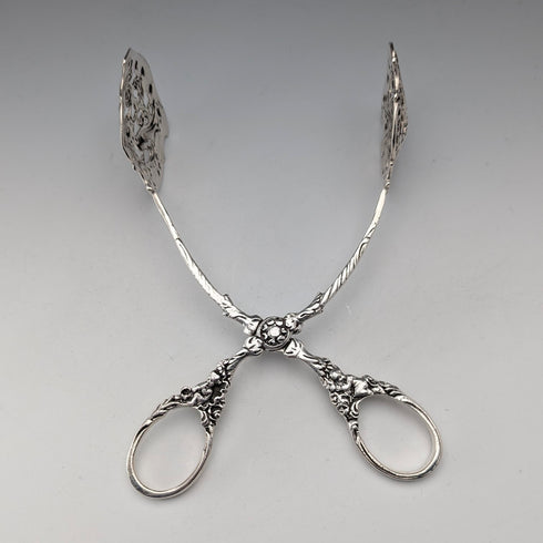 約 1900 年德國古董 800 銀蛋糕夾