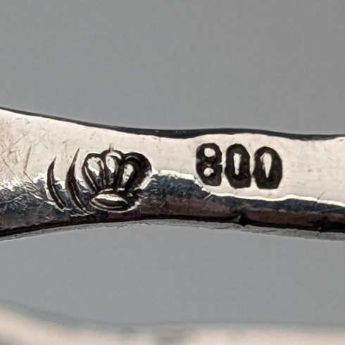 約 1900 年德國古董 800 銀蛋糕夾