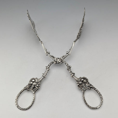 1900年頃 ドイツアンティーク 835シルバー製 ケーキトング