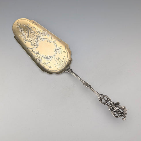 約 1900 年比利時古董 800 銀蛋糕鏟 75 克