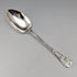 1909 British antique sterling silver Christening spoon by John Round & Son, in case