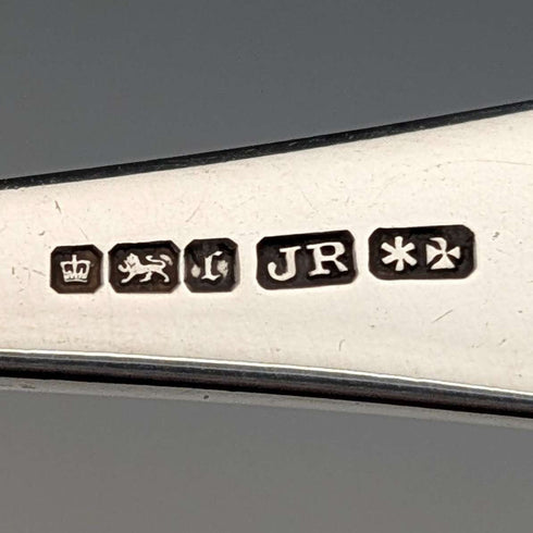 1909 年英國古董純銀洗禮勺,由 John Round & Son 製造,以盒裝形式