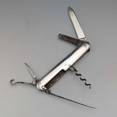 Antique British silver handle multi-tool