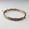 British vintage 10ct rolled gold bracelet with twisted design