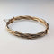 British vintage 10ct rolled gold bracelet with twisted design