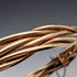 British vintage 10ct rolled gold bracelet with twisted design