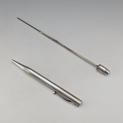 British vintage Longerlead sterling silver mechanical pencil