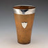 1934 British vintage sterling silver horn beaker cup by William Dunningham