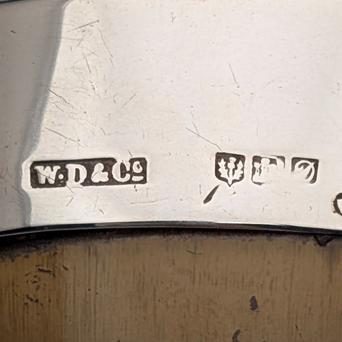 1934 年英國復古純銀角形燒杯,由 William Dunningham 製作