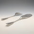 Antique British silver plate fish server pair, circa 1895, Mappin & Webb