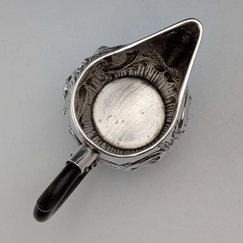 德國古董 800 銀奶油壺 69g HANAU SILVER