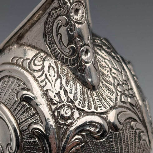 德國古董 800 銀奶油壺 69g HANAU SILVER