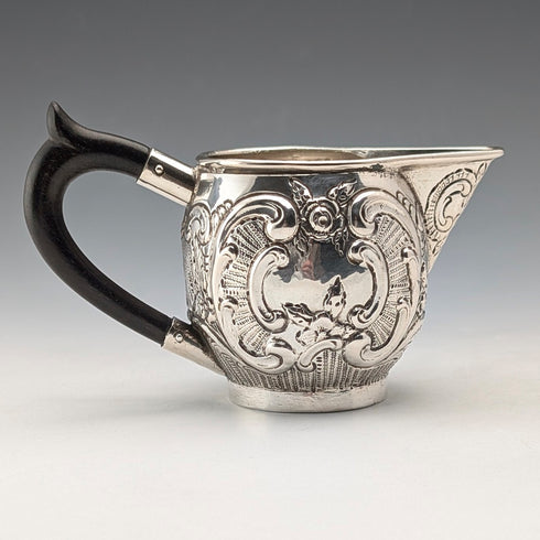 ドイツアンティーク 800シルバー製クリームジャグ 69g HANAU SILVER