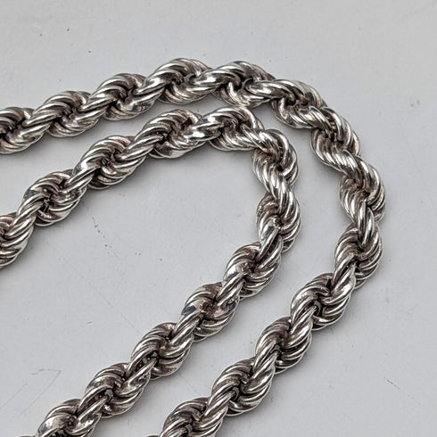 Vintage sterling silver expandable photo pendant with thick sterling silver necklace, 47g