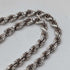 Vintage sterling silver expandable photo pendant with thick sterling silver necklace, 47g