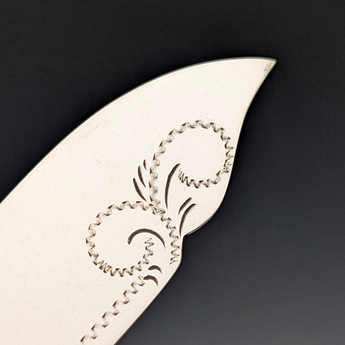 1928年 英国ヴィンテージ 純銀製ハンドル カトラリー6ペア ケース入り Yates Brothers