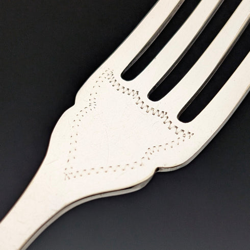 1928年 英国ヴィンテージ 純銀製ハンドル カトラリー6ペア ケース入り Yates Brothers