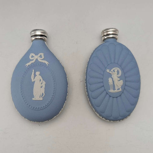 英國復古 Wedgwood Jasperware 香水瓶一對(紙盒包裝)