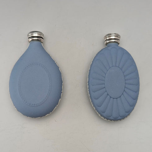 British Vintage Wedgwood Jasperware Perfume Bottle Pair in Paper Box