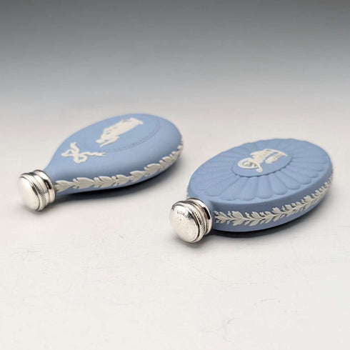 英國復古 Wedgwood Jasperware 香水瓶一對(紙盒包裝)