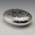 1912 British antique sterling silver pebble-shaped snuff box 85g John Rose Very good condition