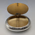 1912 British antique sterling silver pebble-shaped snuff box 85g John Rose Very good condition
