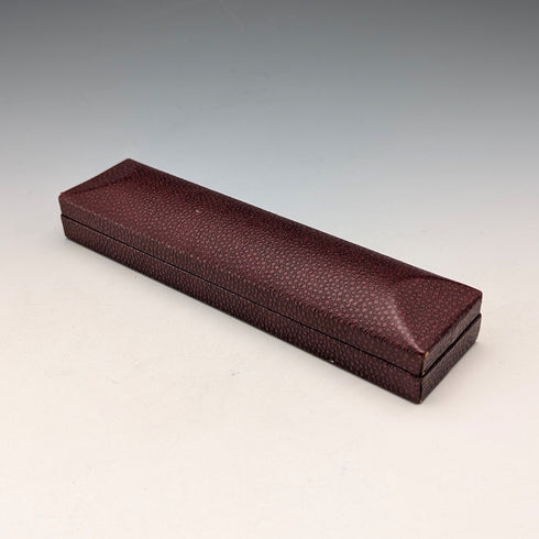 1974 British Yard O' Red Sterling Silver Push-Pull Pencil in Case